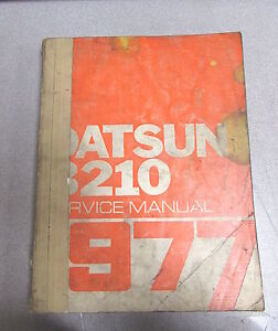 1977 Datsun B210 Service Repair Manual Model B210 Series Nissan | eBay