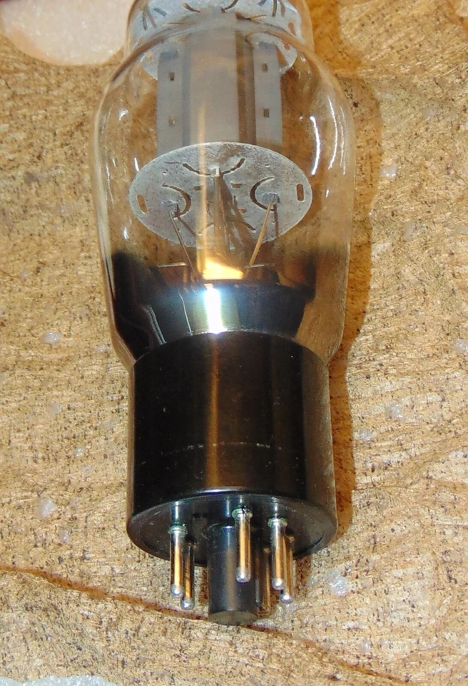 TUBO POWER NOS RARO ITALIANO VINTAGE MULLARD 6L6G / EL35 KT66 + DOBLE D D GETTER Foto 3 de 3