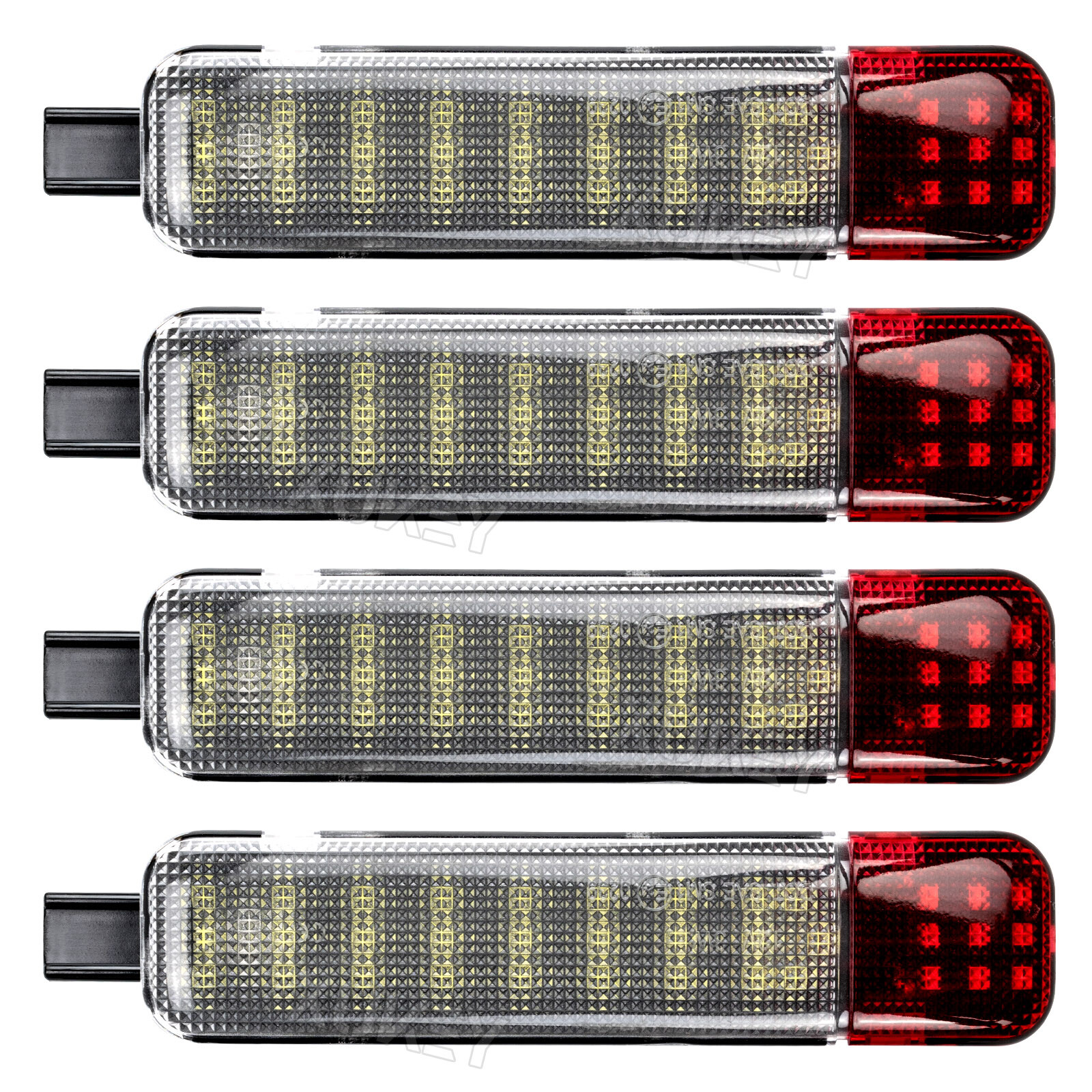 4x Car Interior Door Panel Courtesy LED Light For Chevy Silverado 95-07 DOT SAE