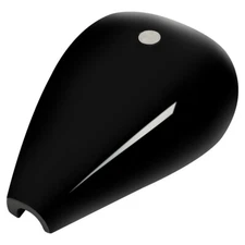 Vivid Black 4.7gal. Gallon Stretched Fuel Gas Tank Fit For Harley Bobber Chopper
