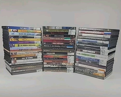 Lot Of 20+ Documentary DVDs History Bio Science Society Political Nature *AS IS*