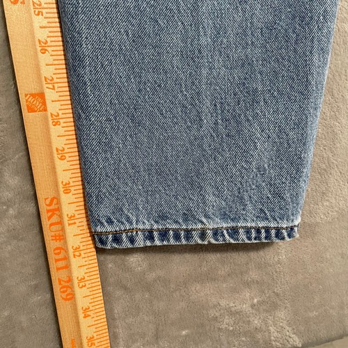 Vintage Levi 560 Jeans Mens 36x32 Blue Loose Tapered Denim Pants Light Wash - Picture 7 of 10