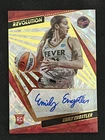 2021-22 Panini Revolution WNBA Emily Engstler #AG-EEG Auto Fractal /99 RC