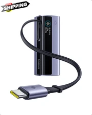 Baseus Laptop Power Bank, 20,000mAh 145W With Retractable Cable(Gray) 