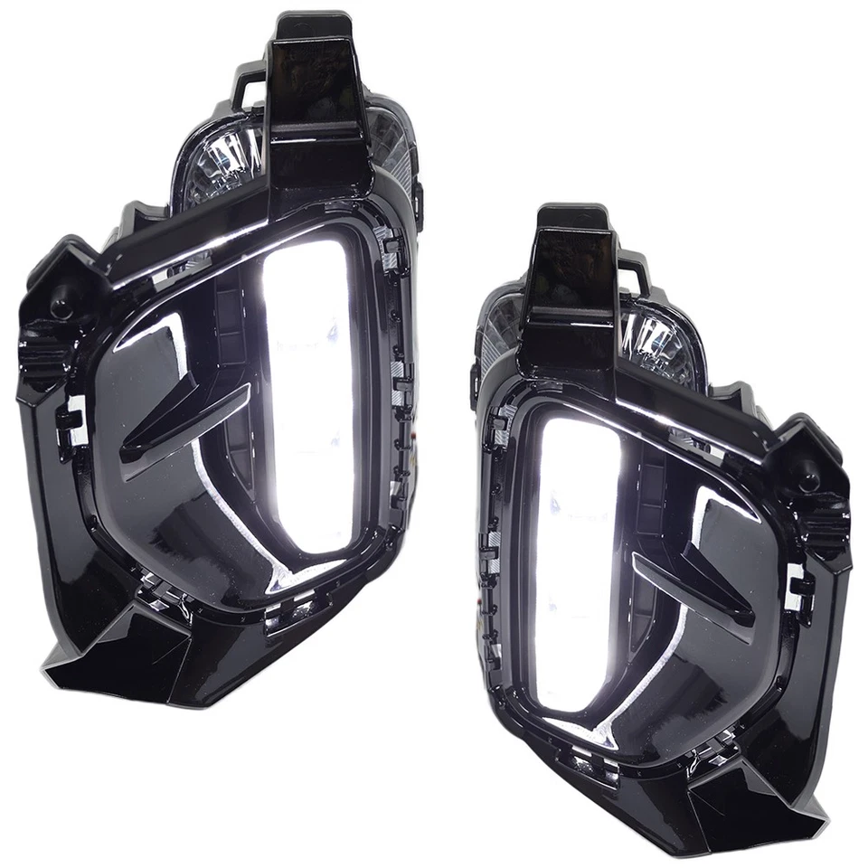 Luz antiniebla LED DRL cableado de lámpara de circulación diurna para Kia Seltos 2024-2026 Foto 4 de 4