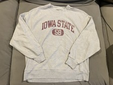 Vintage - Champion Reverse Weave - IOWA STATE - 58 - Crewneck Sweatshirt - XL