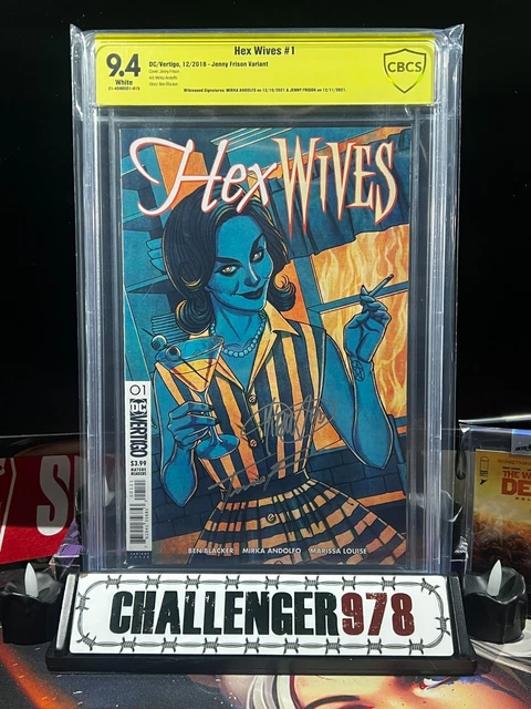 CBCS 9.4 HEX WIVES #1 Jenny Frison DOUBLE SIGNED SLAB - Mirka Andolfo