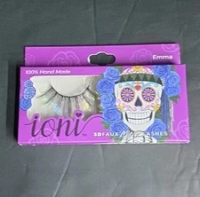 Ioni 3D Wispy Natural Long Faux Mink Eyelashes Emma 4 Packs NEW Handmade 