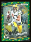 2025 Panini Prizm #82 Jordan Love Kangaroo Prizm #/61 SSP Green Bay Packers