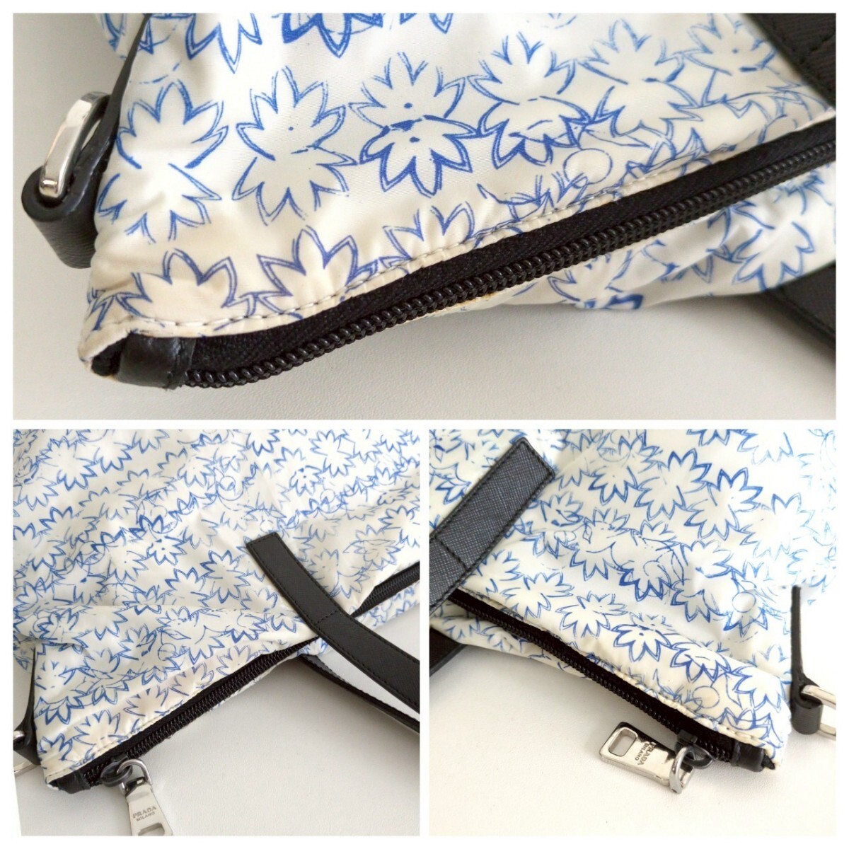 Excellent condition Prada recent leaf hemp patter… - image 9