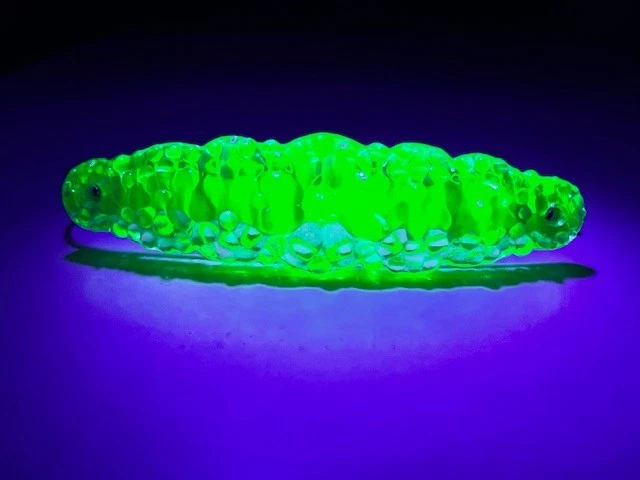 Raro soporte para cortina verde vaselina uranio depresión vidrio art deco Foto 2 de 4