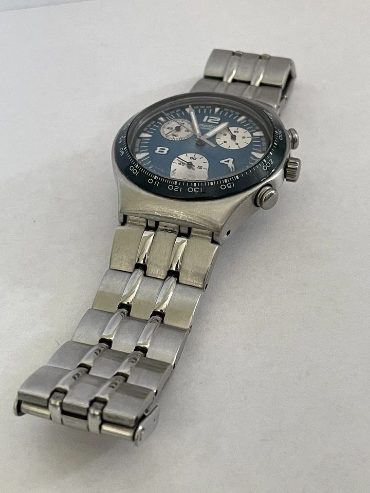 Swatch Watch Vintage Irony Tachymeter YCS443G Highflyer Swiss chronograph Quartz - Image 2 of 4