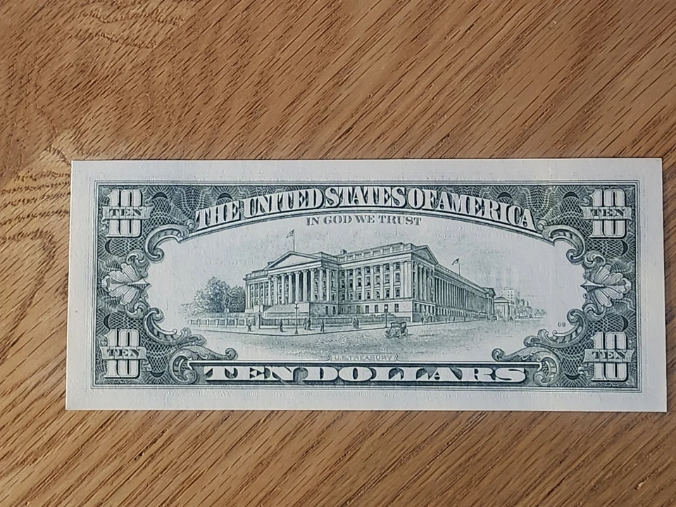 1995 $10 "STAR NOTE" GEM/UNC ST LOUIS #H04512479* 2 OF 3 CONS SERIAL NUMBERS - Image 2 of 4