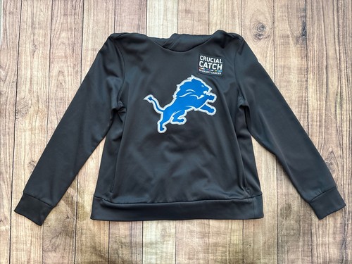 Sudadera con capucha para mujer Nike Detroit Lions Crucial Catch talla grande BONITA - Imagen 2 de 6