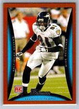 2008 Bowman #132 Marcus A. Smith Blue #/500