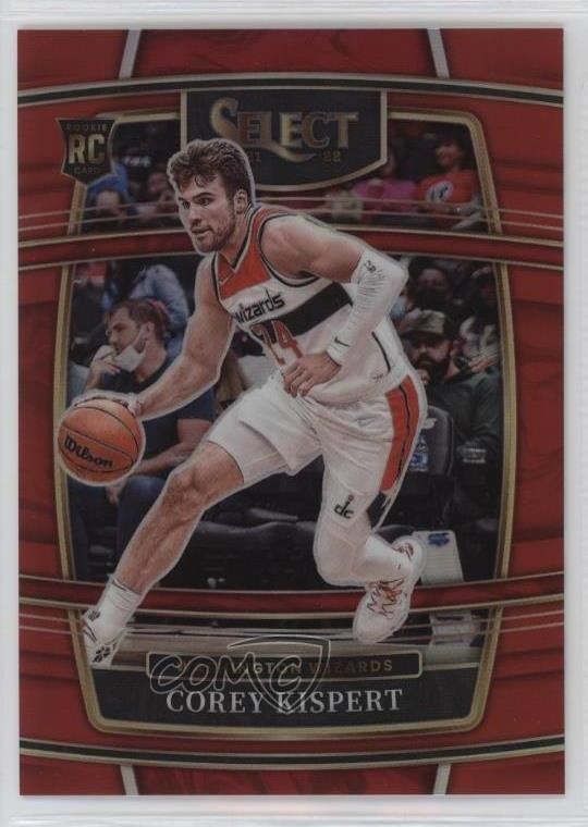 2021-22 Panini Select Concourse Red Prizm 95/199 Corey Kispert #81 11h3