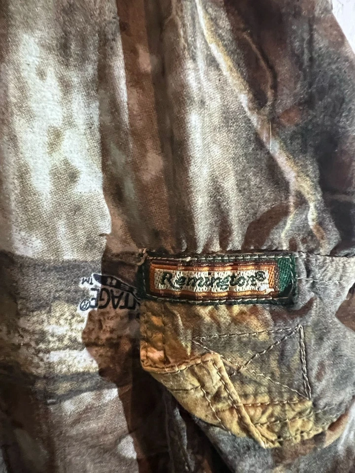 Remington Camo Convertible Cargo Pants Zip Off Shorts Realtree Timber Men's Sz L - Image 3 of 4