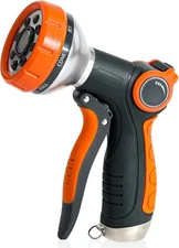 Water Hose Nozzle Heavy Duty with 8 Spray Patterns, Water Hose Sprayer Nozzle wi
