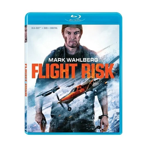 FLIGHT RISK: SLIPCOVER + DVD + CASE ONLY, NO BLURAY OR CODE NEW, $3 SHIPPING