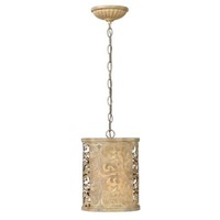 Pendellampe Deckenlampe HäNgelampe Stahl Glas Champagner D 22,9Cm Esszimmerlampe