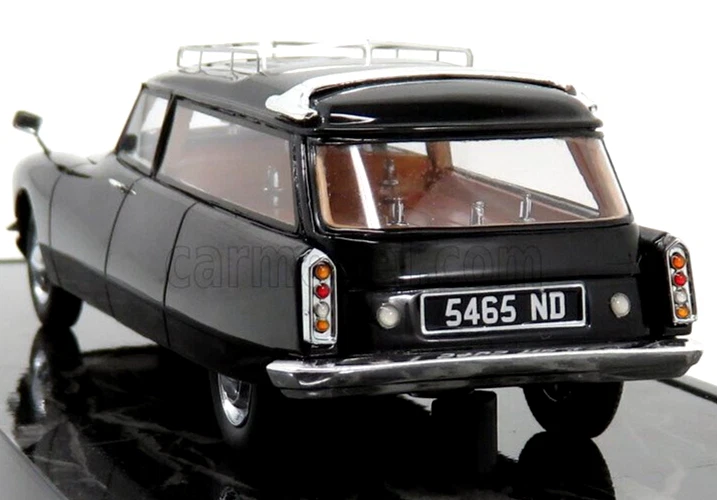 wonderful resin-modelcar 1/43 CITROEN ID19 CORTEGE SLOUGH HEARSE 1962 - black - - Image 3 of 4