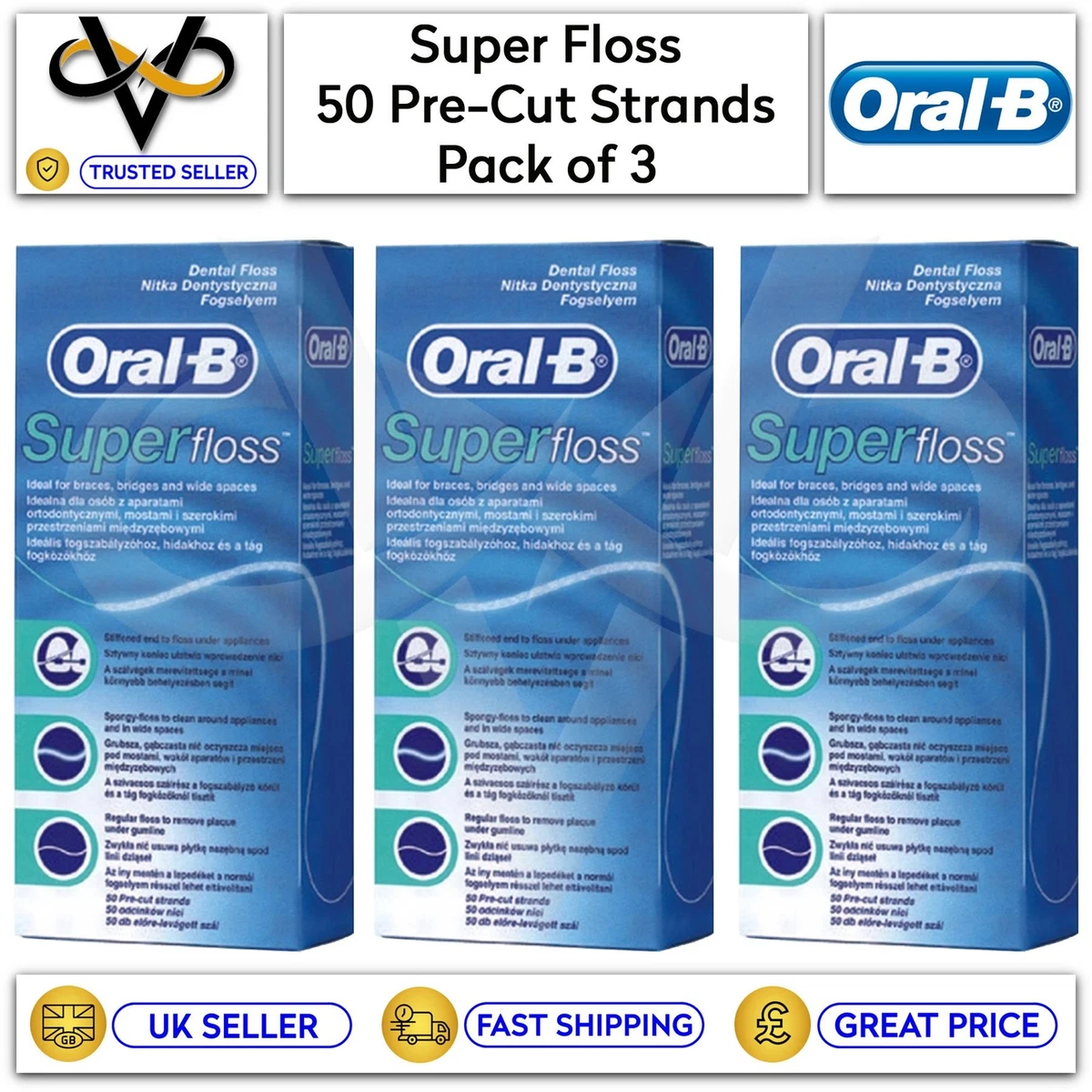 Oral-B Super Floss from