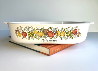 Collectible Spice Of Life La Romarin Corning Ware Casserole   Vintage Gem