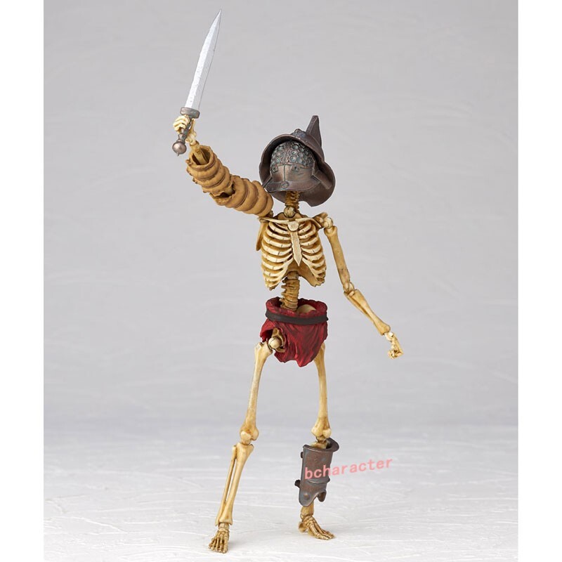 Kaiyodo KT-030 Fish Basket Skeleton Samurai 1/12 Action Figure