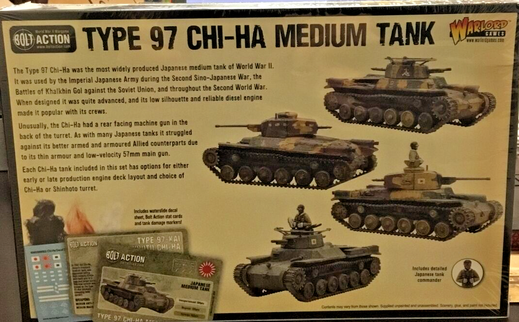 Warlord Games Bolt Action - Carro Armato Giapponese Chi-Ha / Shinhoto - Modellino In Plastica 28mm (1/56) - 4