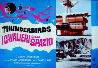 THUNDERBIRDS ARE GO Italian fotobusta movie posters x6 GERRY