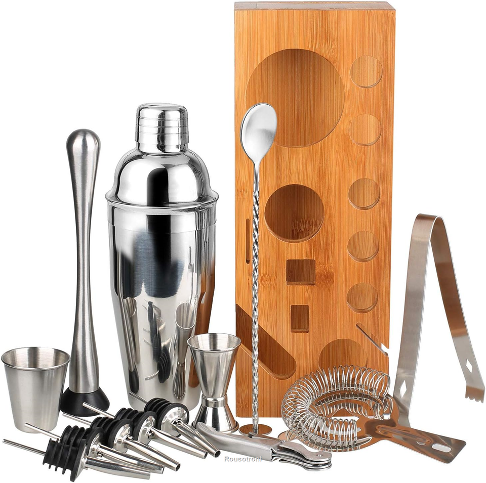 Cocktail Making Set, Premium Cocktail Shaker Bar Bartender Kit 13 Piece Bar eBay