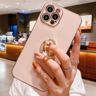 Für Xiaomi Redmi Note 15 Pro 14 13 12 11 10 Diamant Ring Halter Hülle Ständer Cover