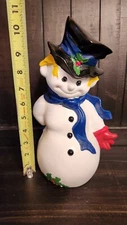Snowman Frosty Vintage Ceramic Mold 11” Byron Molds