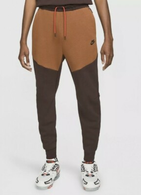 Nike NSW Tech Fleece Jogger Pants Men's Sz XS NEW CU4495-203 Brown Basalt 