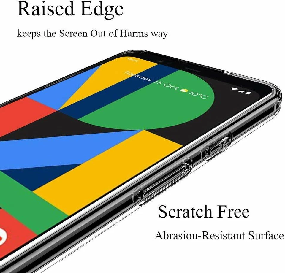 COVER CUSTODIA TRASPARENTE PER GOOGLE PIXEL 8A + PELLICOLA VETRO TEMPERATO - Immagine 2 di 4