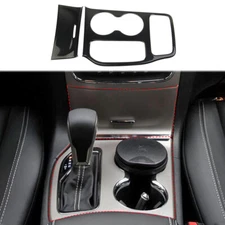 ​Carbon Fiber Style Center Console Gear Shift Panel Trim For Jeep Grand Cherokee