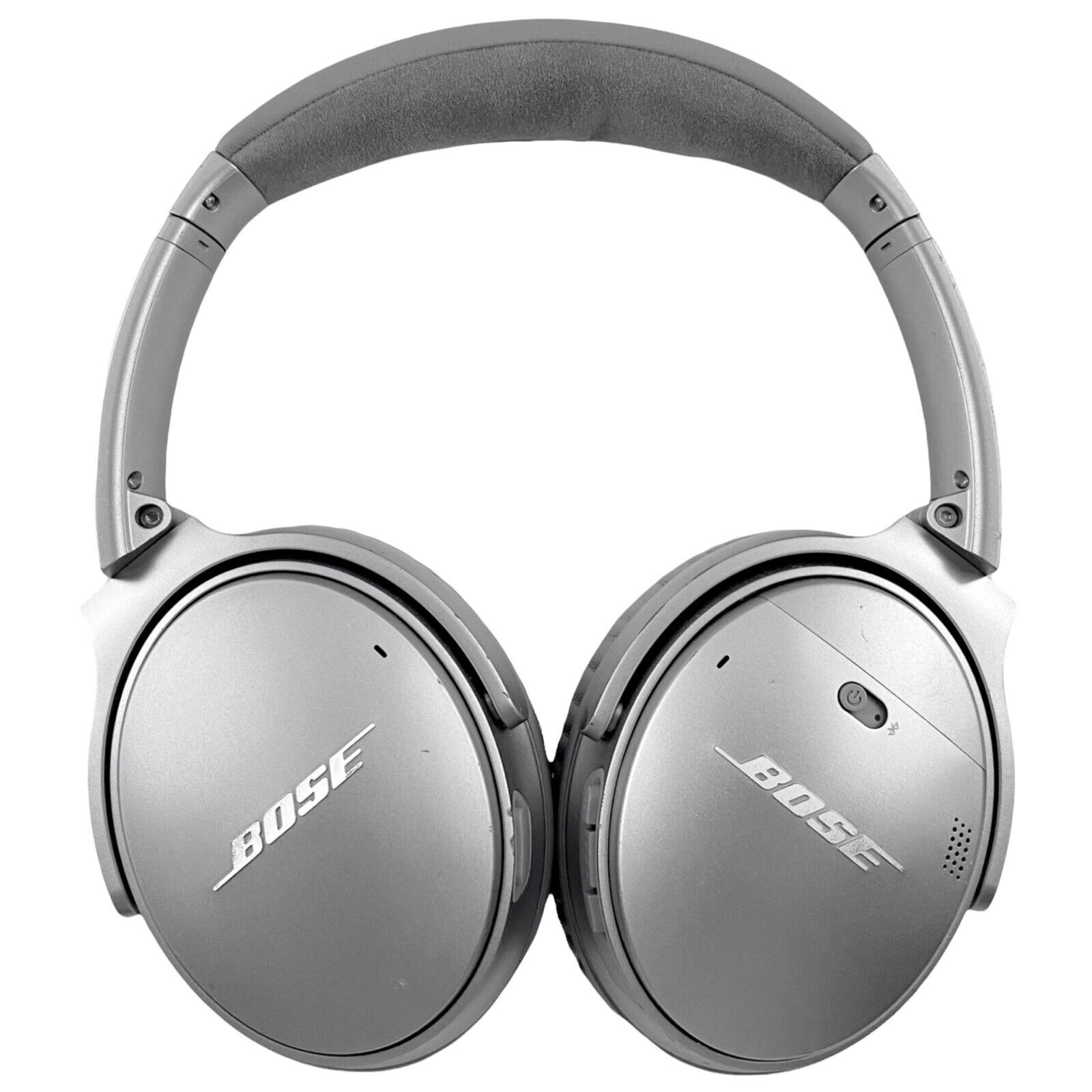  Bose QuietComfort 35 (Series II) Wireless Headphones, Noise  Cancelling - Silver (Renewed) : Electronics