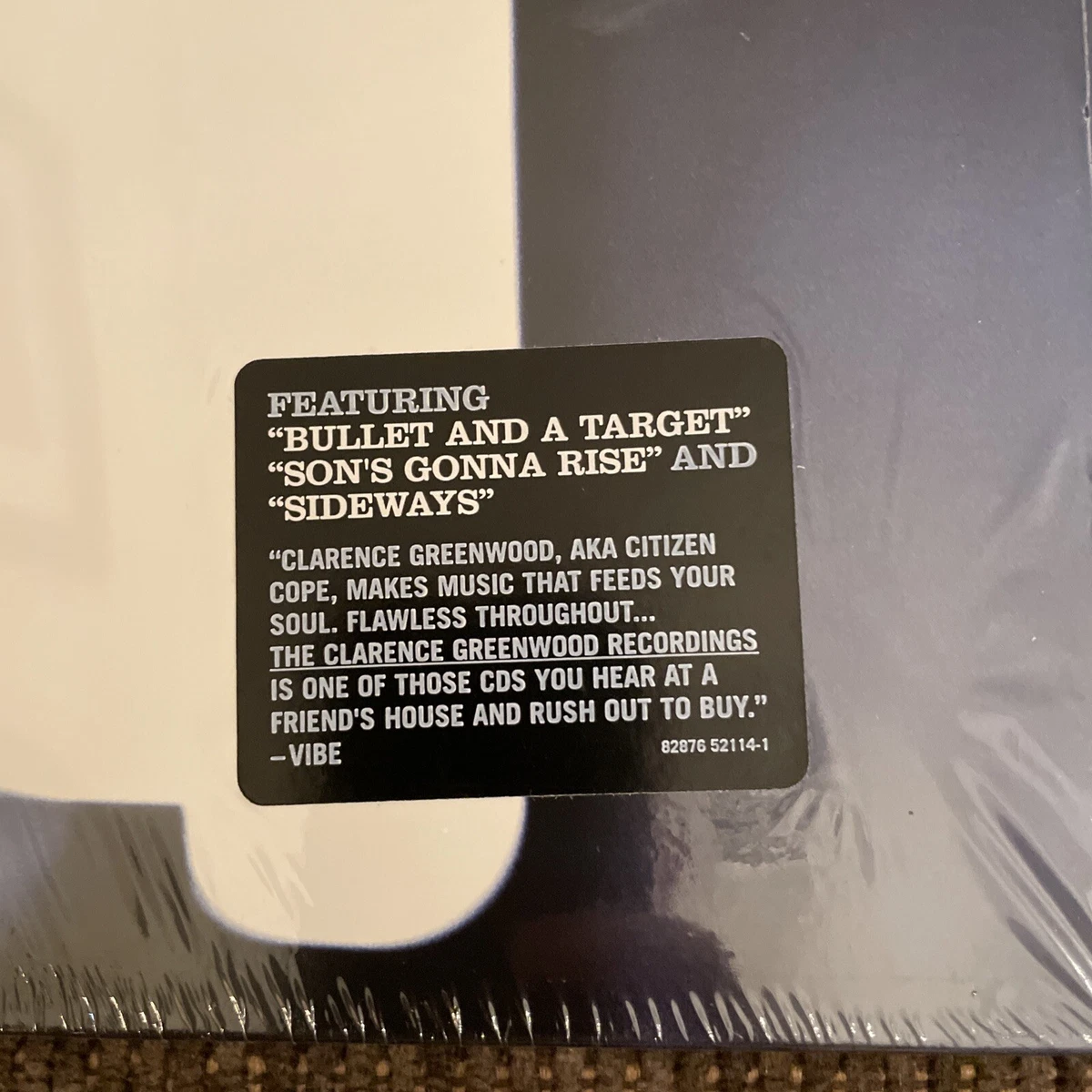 The Clarence Greenwood Recordings Citizen Cope Vinyl Original.