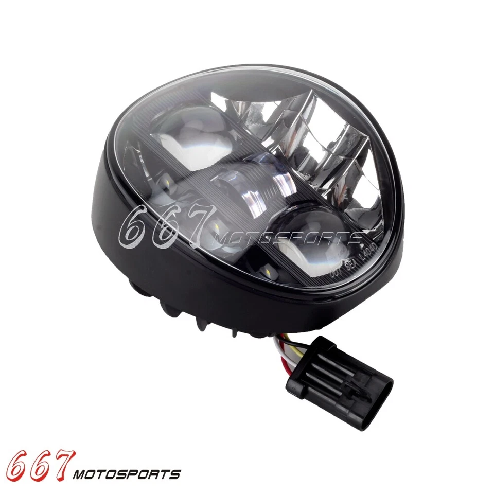 Faro LED DRL para motocicleta DOT para Harley Softail Breakout FXSB 2013-2017 Foto 3 de 4