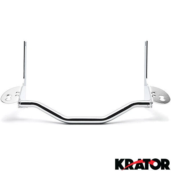 Soporte de barra de montaje de luz de paso cromado para Harley Davidson Road King 1994-2013 Foto 2 de 4