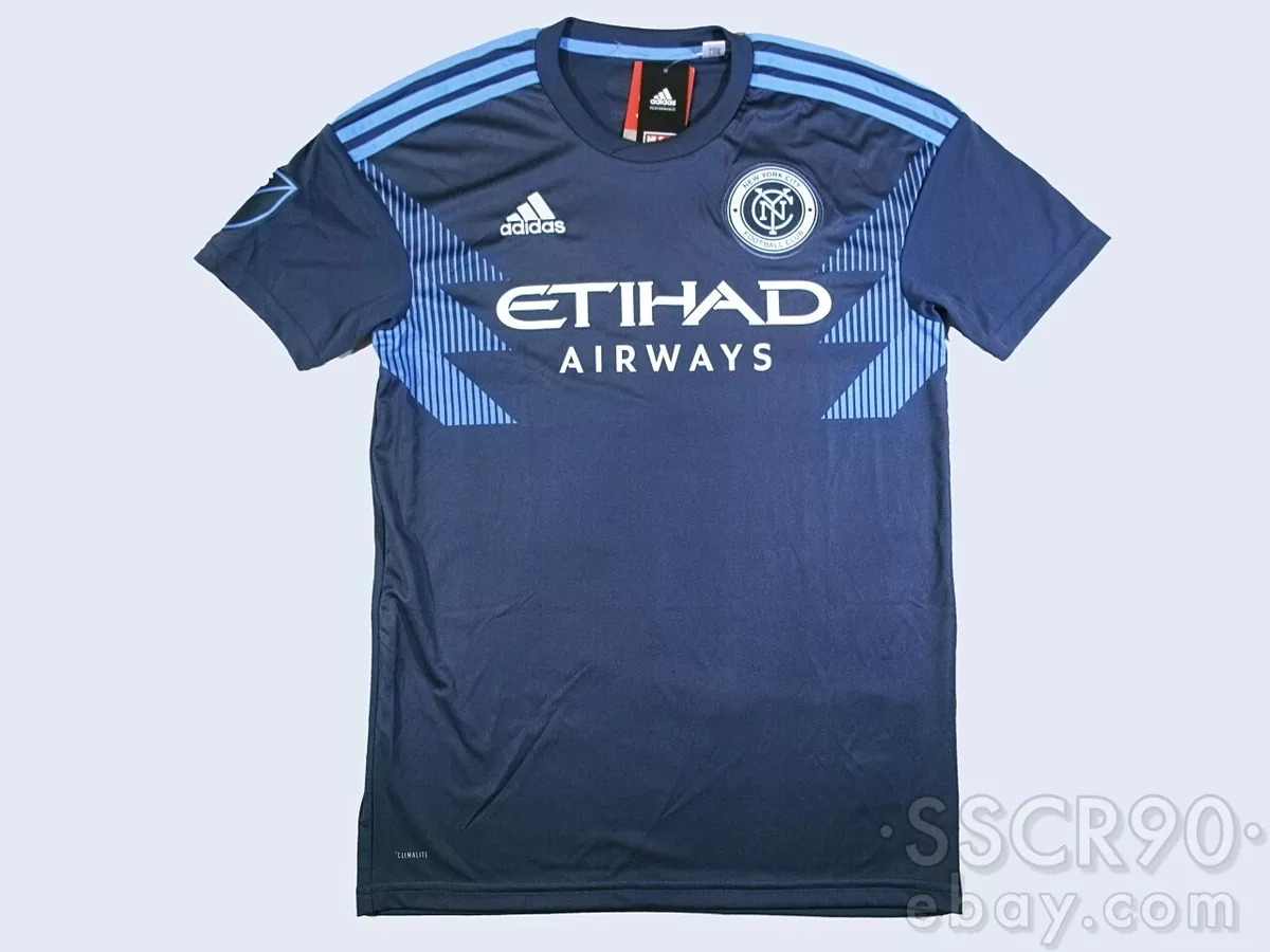 New City FC 2018 NYFC Away Jersey Football Shirt CE3257 BLUE Small | eBay