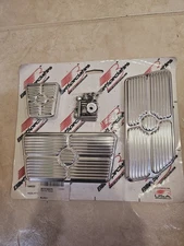 Billet Specialties Pedal Cover Set # 198622, NEW, Polished & Grooved, Universal