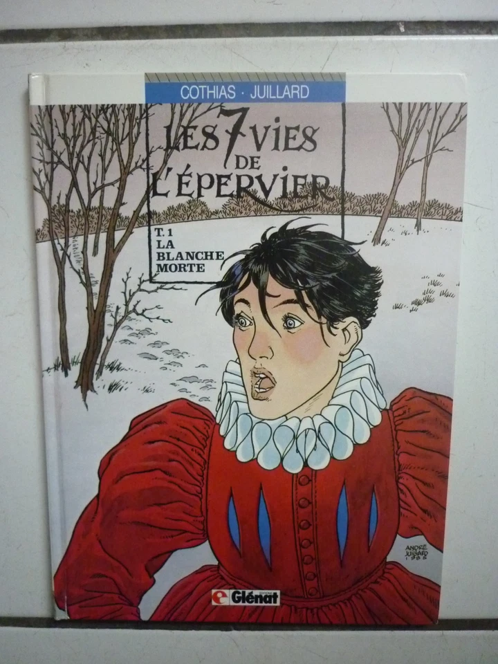 JUILLARD / LES 7 VIES DE L EPERVIER  1 /  LA BLANCHE  MORTE  +  DEDICACE - Photo 4/4