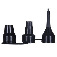 3 Gr&ouml;&szlig;en D&uuml;se Pumpe D&uuml;senkopf Air Inflator Adapter Ersatzd&uuml;sen Schwarz