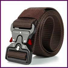 Genuine Tactical Belt Quick Release Outdoor Military Belt Soft Real Nylon Sports