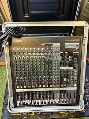 Yamaha MGP16X Mixing Console 16ch Mixer w Case Tested Working Japan Used