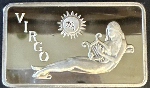 1974 Limited Edition Silver Proof Bar Virgo Struck By The Mount Everest Mint