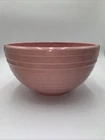 RARE Vintage McCoy Pink Mauve Speckled Ribbed Beehive #12 Mixing Bowl 12” 6 Lbs