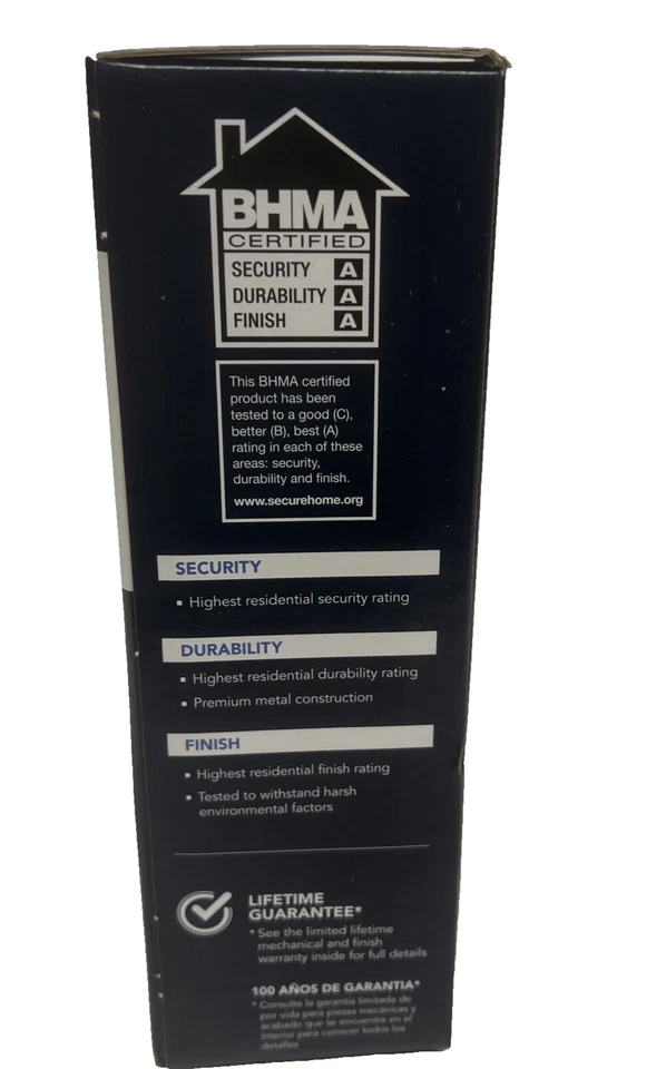 Hall And Closet Door Knob Satin Nickel Schlage F10 BWE 619 NEW - Image 4 of 4