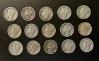 Lot of 15 Libety Dimes 1923 - 1944
